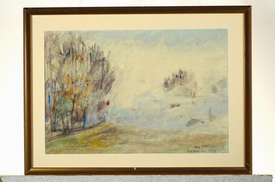 Image Otto Ditscher, 1904-1987 Neuhofen, Winterliche Landschaft, Aquarell auf Papier, ...