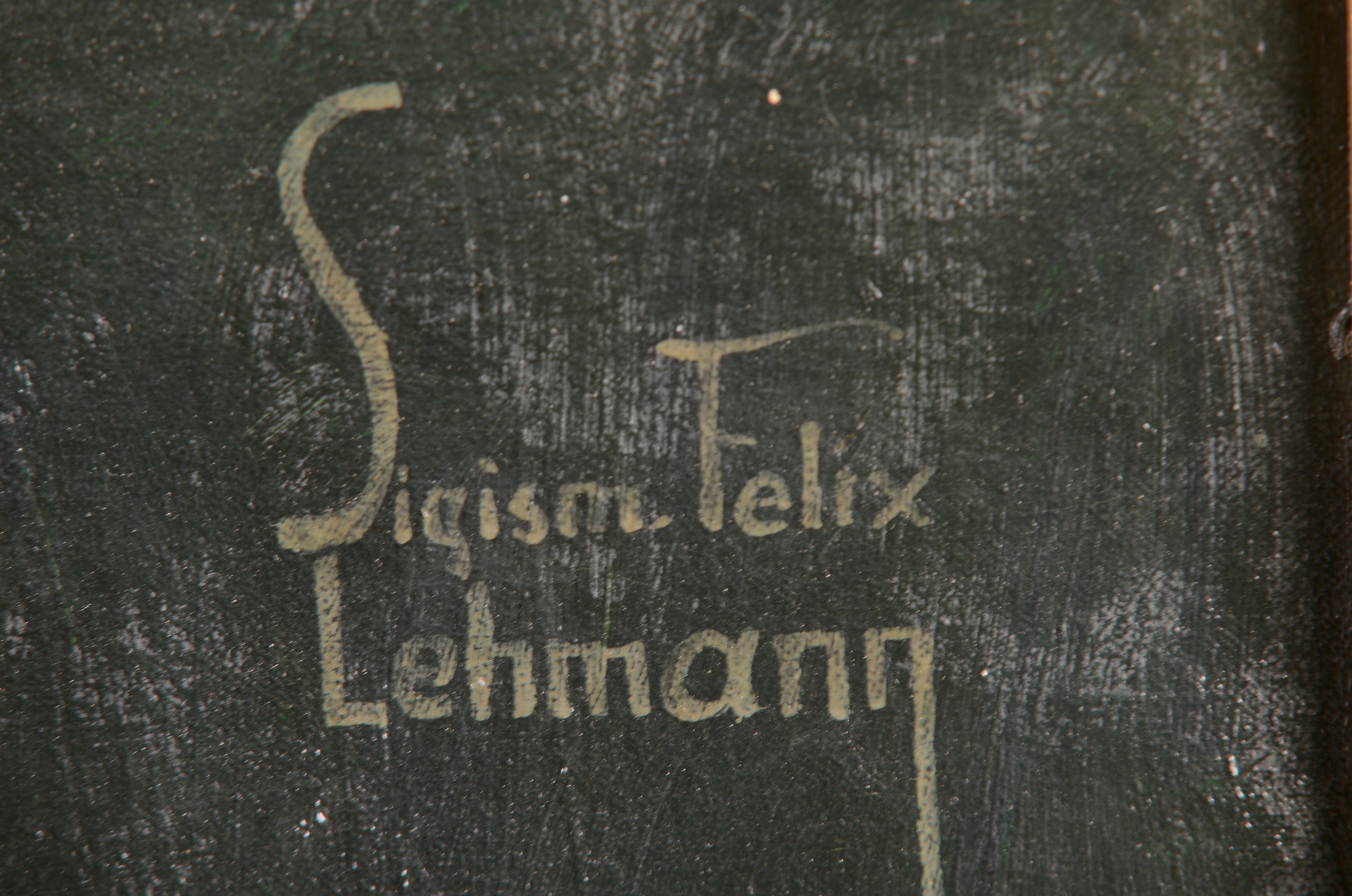 Detail a: Sigismund Felix Lehmann, Leipziger Künstler Anfang 20.Jh., großes Stillleben, sozial -repräsentativer Charakter mit Darstellung exklusiver ...