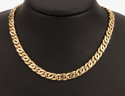 Image 14 kt gold chain , YG 585/000, approx. 66.8 g, l. approx. 51 cm, lobster clasp YG ...