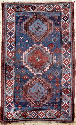 Image Antiker Kazak, Kaukasus, 19.Jhd, Wolle auf Wolle, ca. 190 x 120 cm, EHZ: 3-4