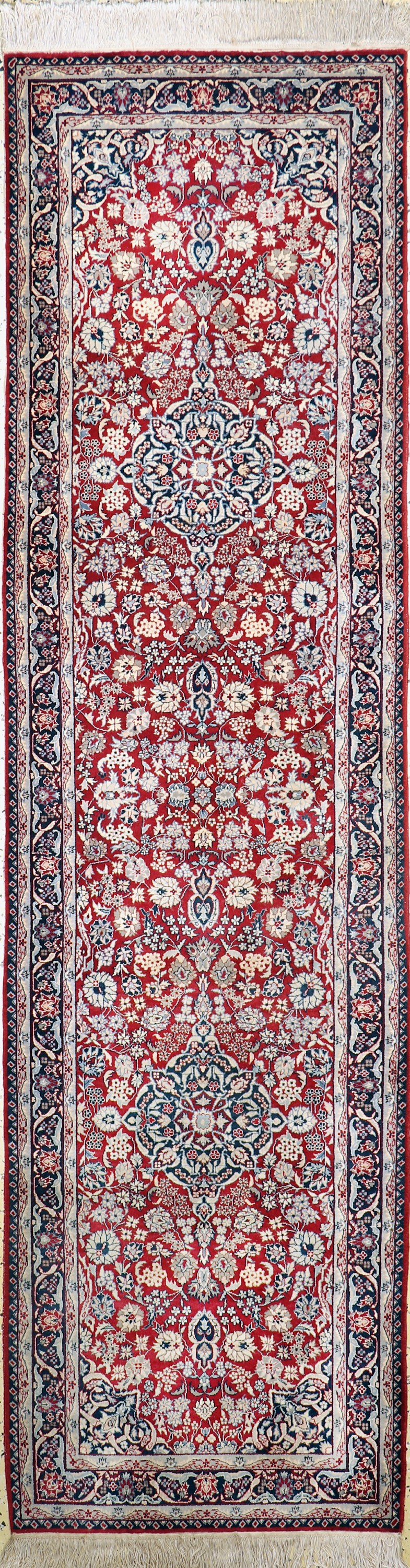 Esfahan fein, China, Ende 20.Jhd, Wolle aufBaumwolle, ca. 307 x 84 cm, EHZ: 1-2