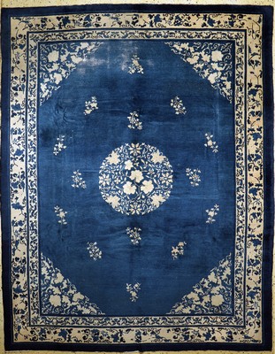 Image Antique Peking, China, around 1900, wool on cotton, approx. 350 x 273 cm, condition: 3-4. ...