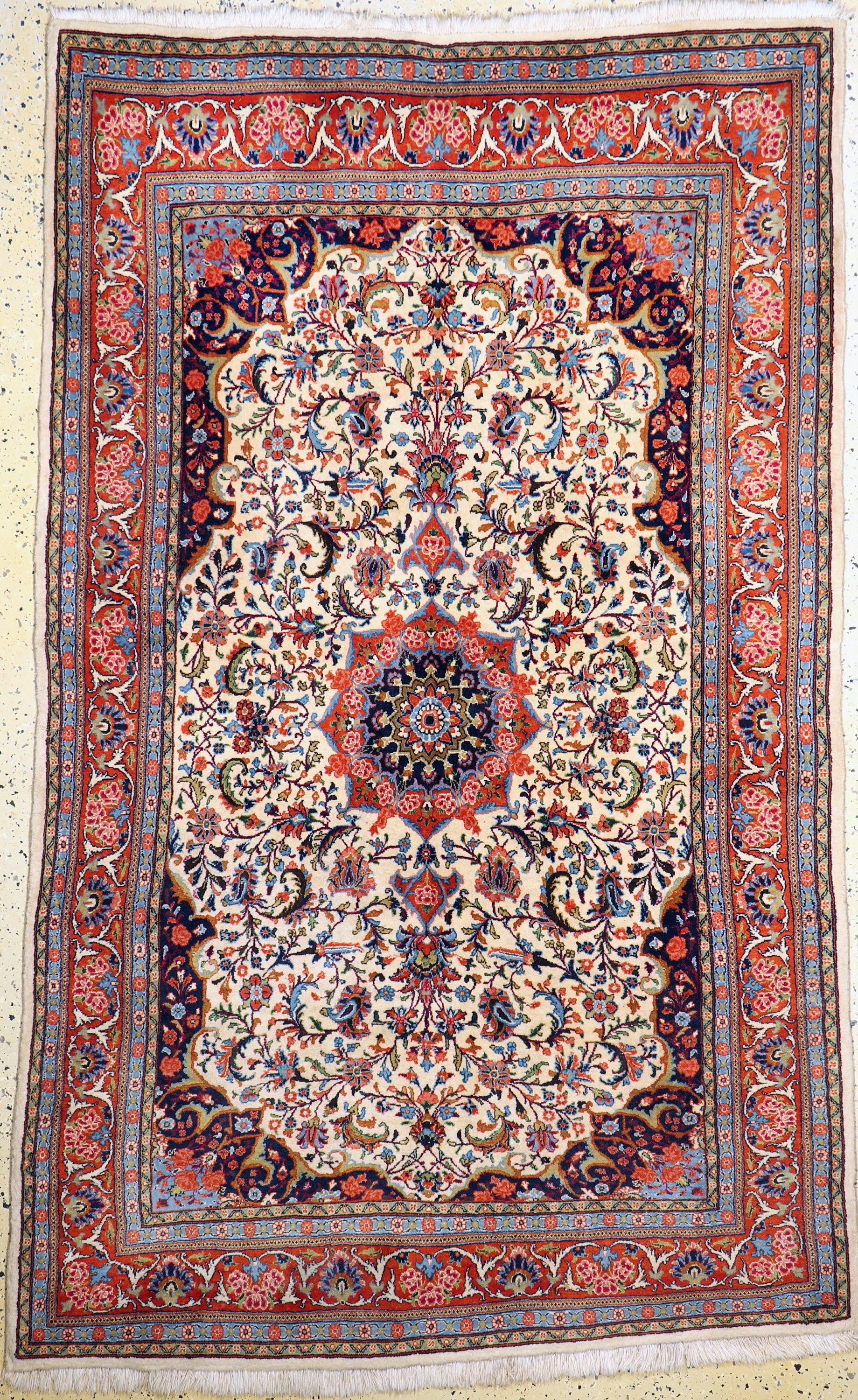 Bidjar alt, Persien, ca. 60 Jahre, Korkwolle, ca. 223 x 145 cm, EHZ: 2