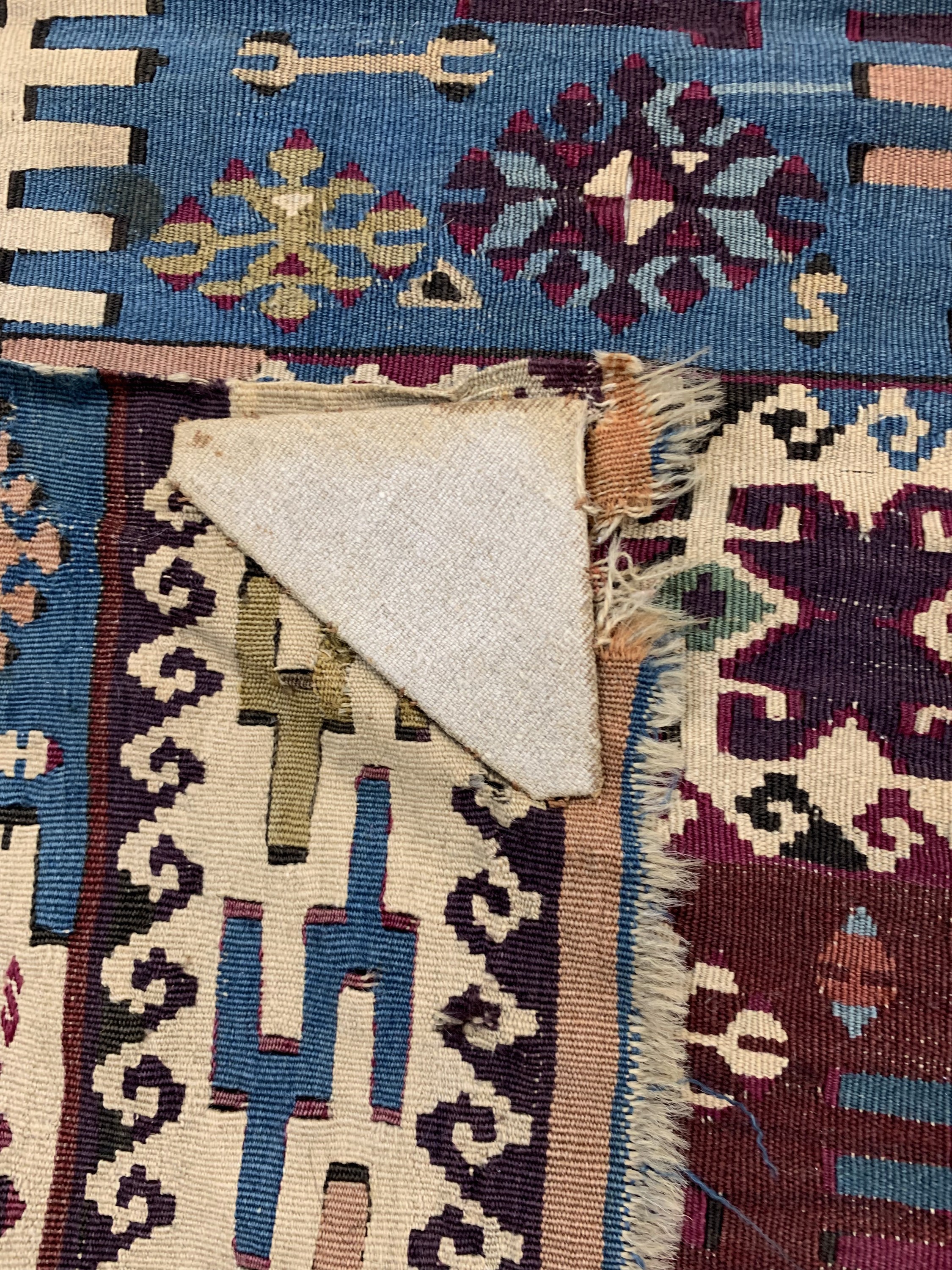 Detail g: Konya Kelim Fragment, Türkei, 19.Jhd, Wolleauf Wolle, ca. 225 x 135 cm, EHZ: 3