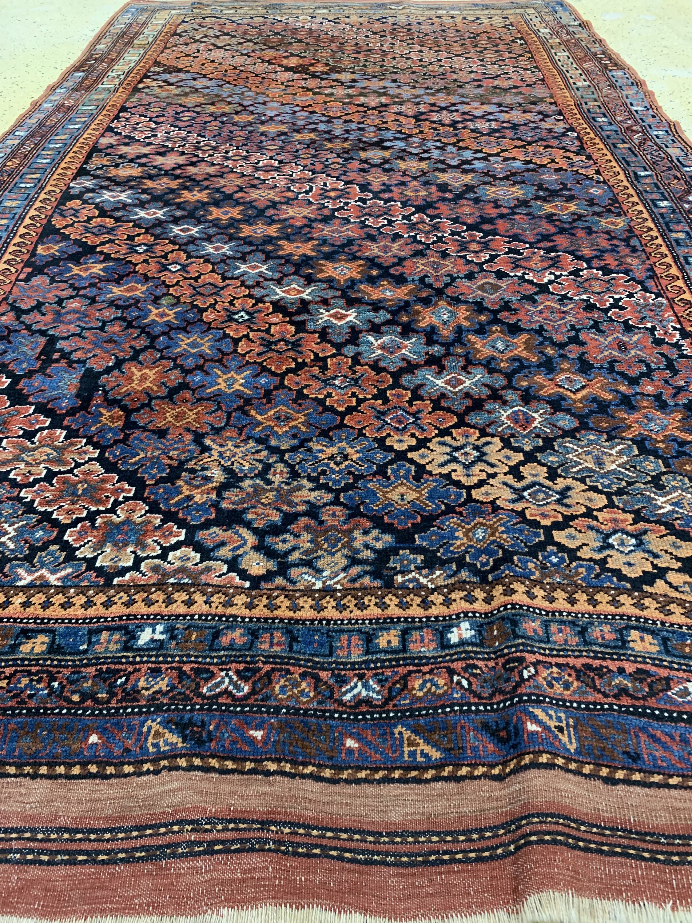 Detail f: Kurdischer Dorfteppich, Persien, um 1900, Wolle auf Baumwolle, ca. 305 x 175 cm, EHZ: 2-3
