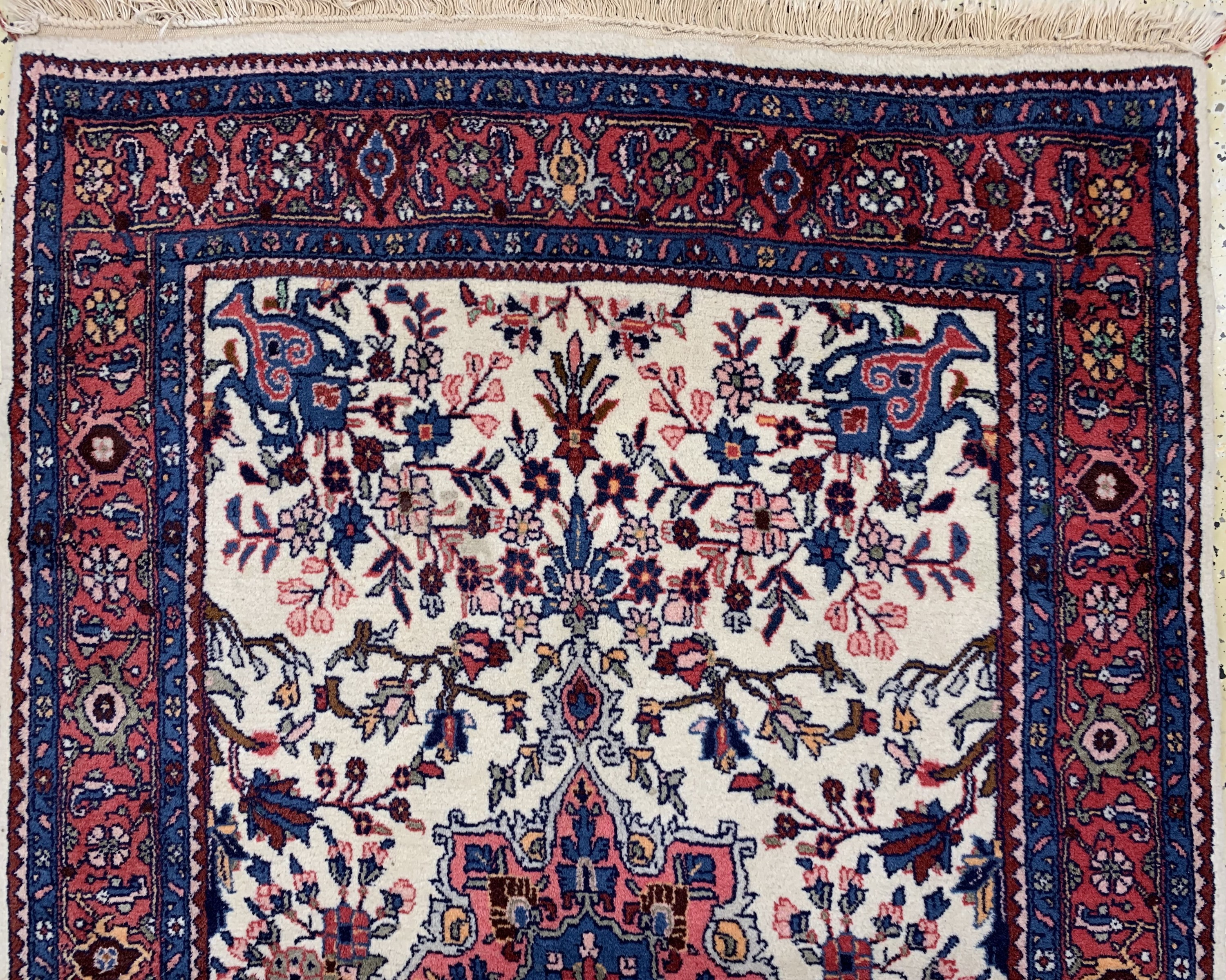 Detail a: Bidjar, Persien, ca. 40 Jahre, Wolle auf Baumwolle, ca. 165 x 105 cm, EHZ: 2