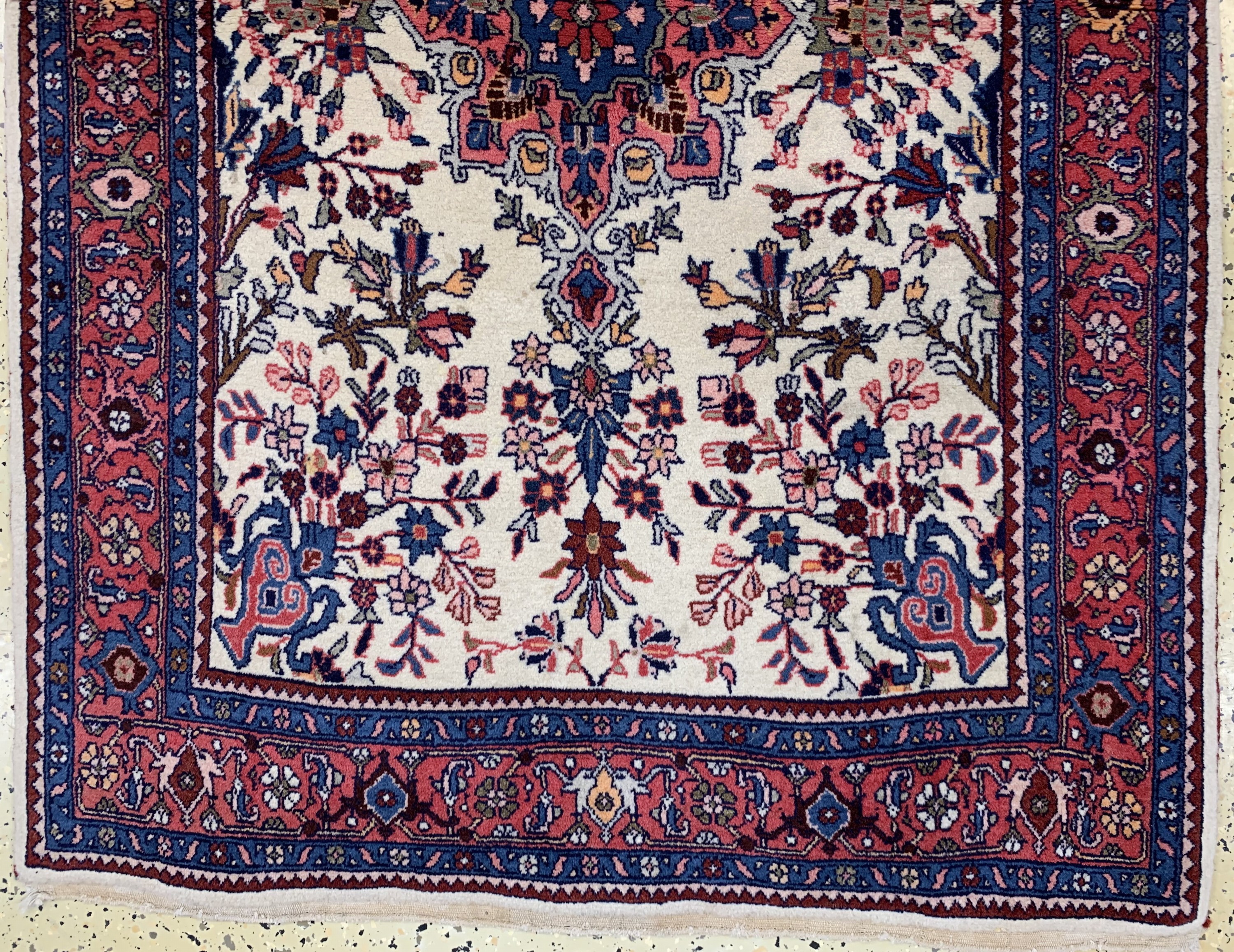 Detail b: Bidjar, Persien, ca. 40 Jahre, Wolle auf Baumwolle, ca. 165 x 105 cm, EHZ: 2