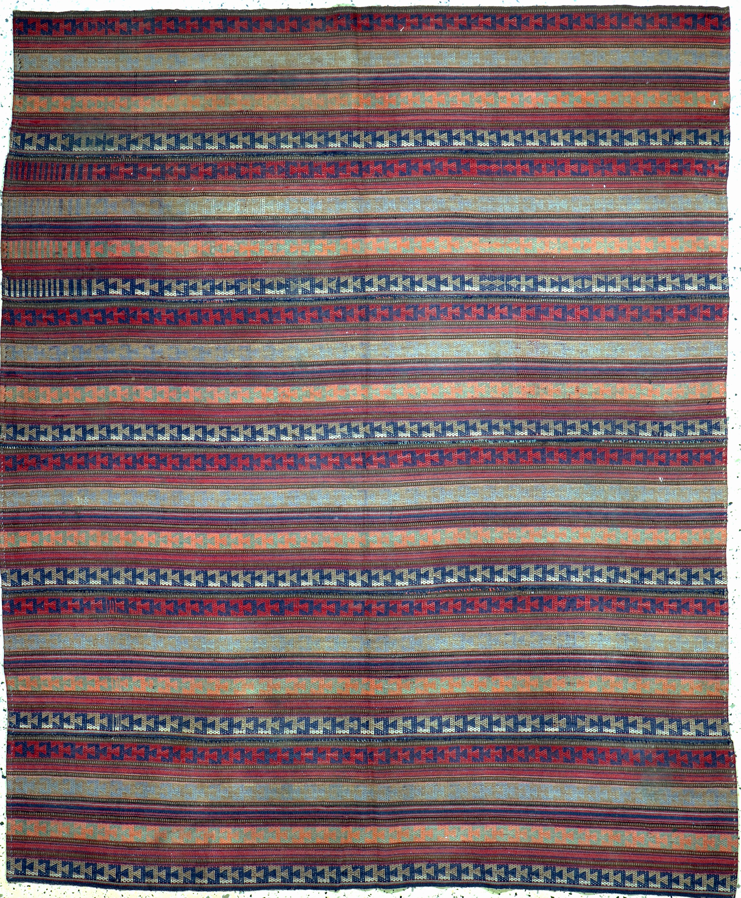 Djajim alt, Persien, um 1920/1930, Wolle auf Wolle, ca. 220 x 180 cm, Reinigungsbedürftig, EHZ: 2