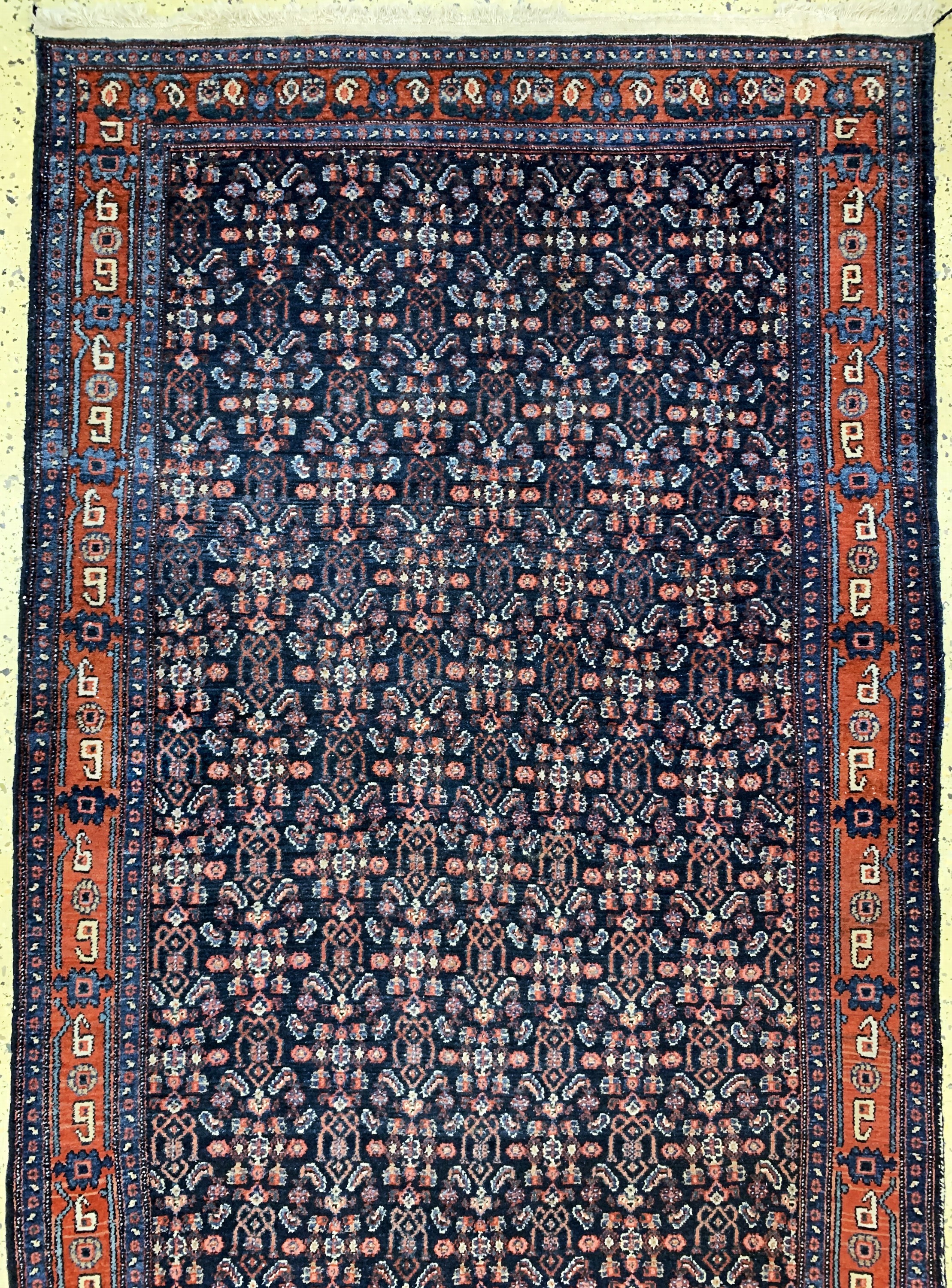 Detail a: Senneh"Galerie"alt, Persien, um 1920/1930, Wolle auf Baumwolle, ca. 600 x 105 cm, EHZ: 2-3
