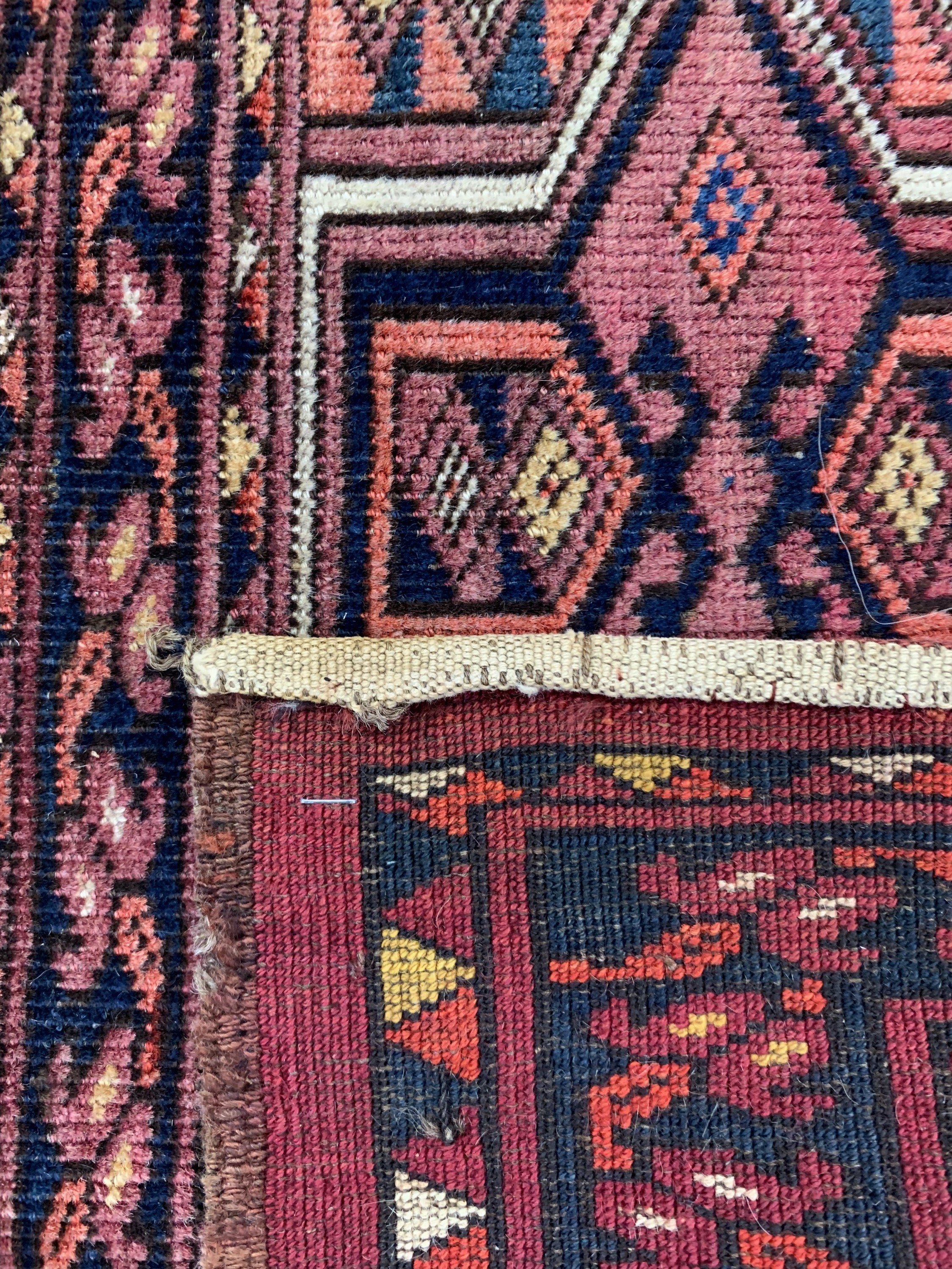 Detail f: 2 lot Torba, Turkmenistan, um 1920, Wolle auf Wolle, ca. 123 x 40 cm, EHZ: 3