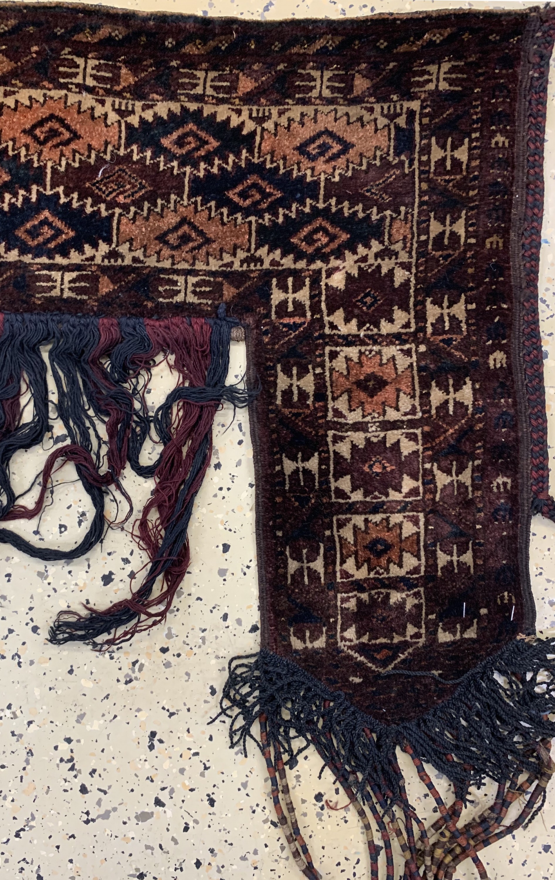 Detail a: 2 lot Wandbehang (Kapunuk), Turkmenistan, um 1910/20, Wolle auf Wolle, ca. 120 x 40 cm, EHZ: 2