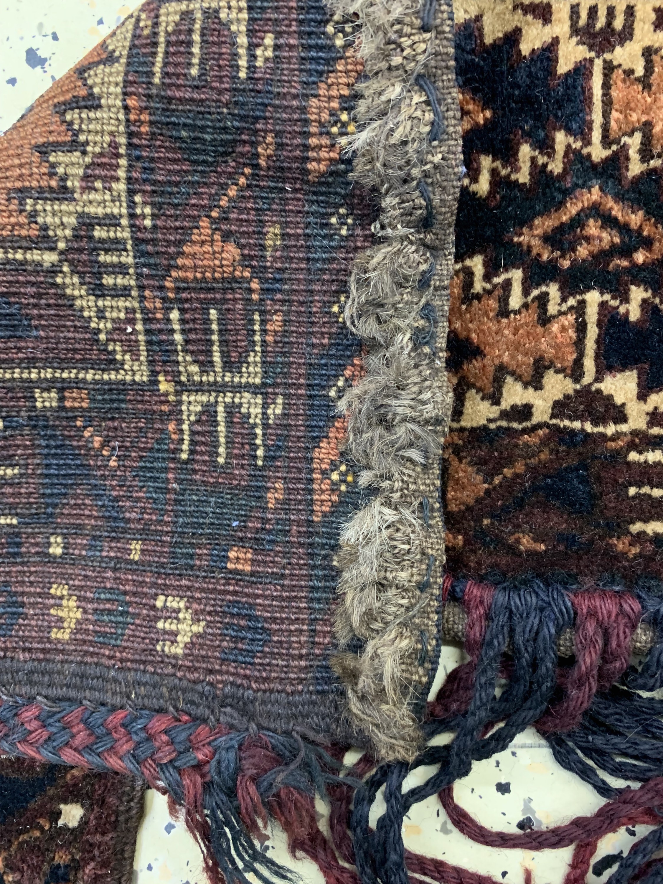 Detail c: 2 lot Wandbehang (Kapunuk), Turkmenistan, um 1910/20, Wolle auf Wolle, ca. 120 x 40 cm, EHZ: 2