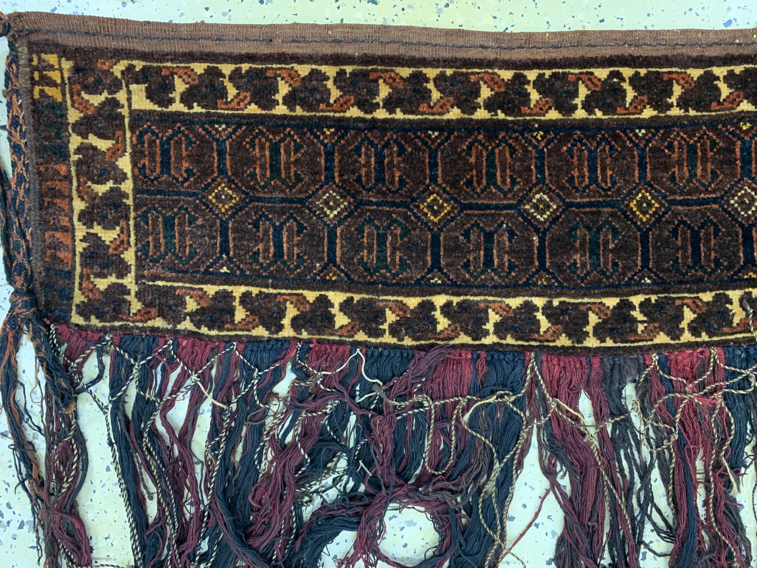 Detail d: 2 lot Wandbehang (Kapunuk), Turkmenistan, um 1910/20, Wolle auf Wolle, ca. 120 x 40 cm, EHZ: 2