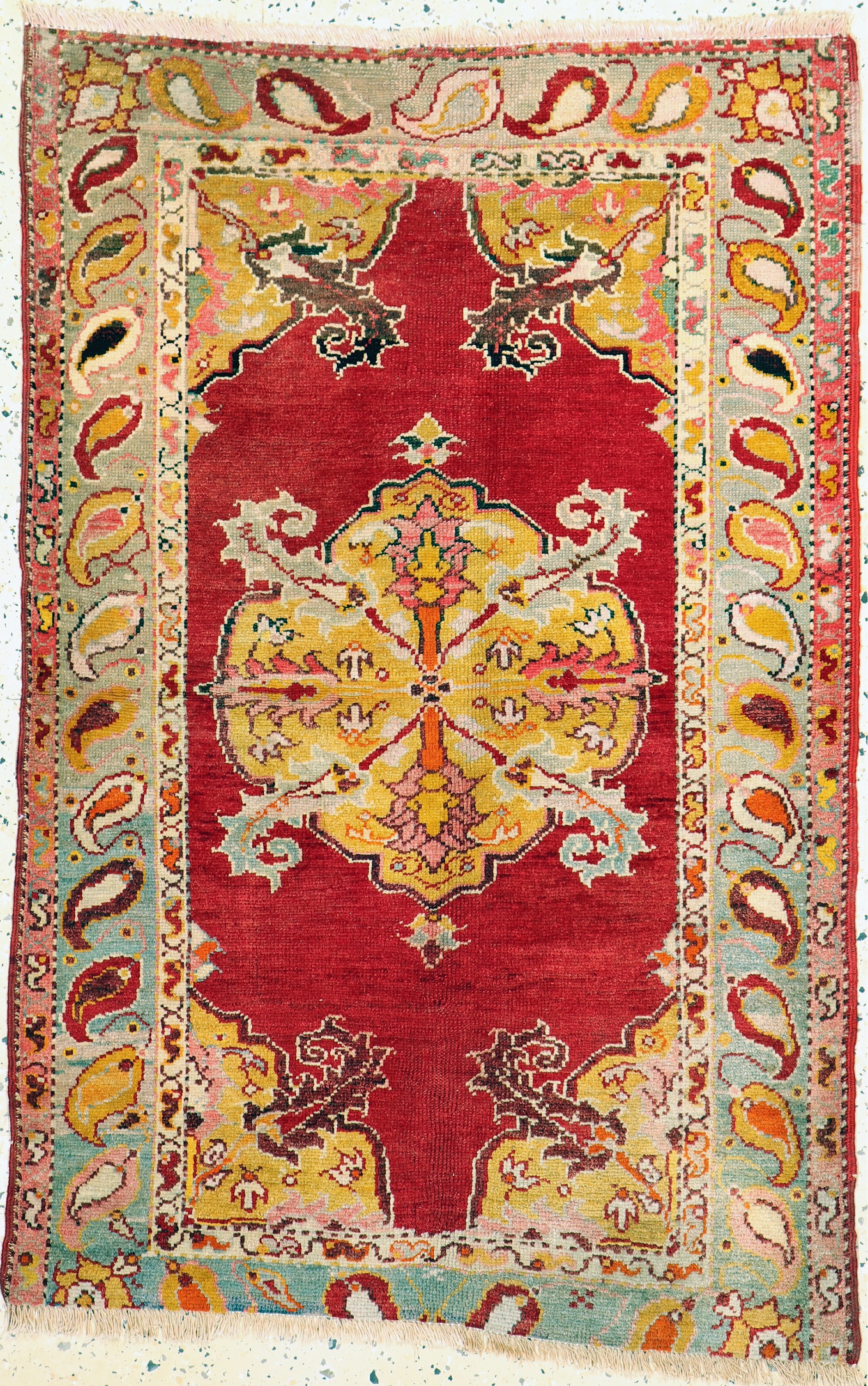 Yahyali, Türkei, um 1910/20, Wolle auf Wolle, ca. 123 x 80 cm, EHZ: 2. verkürzt