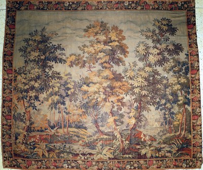 Image Tapisserie antik, Flandern, 19.Jhd, Wolle auf Baumwolle, ca. 350 x 305 cm, EHZ: 3