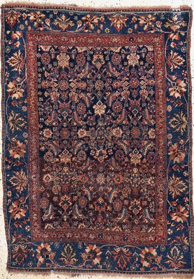 Image Antique Bijar, Persia, mid-19th century, wool on wool, approx. 150 x 106 cm, condition: ...