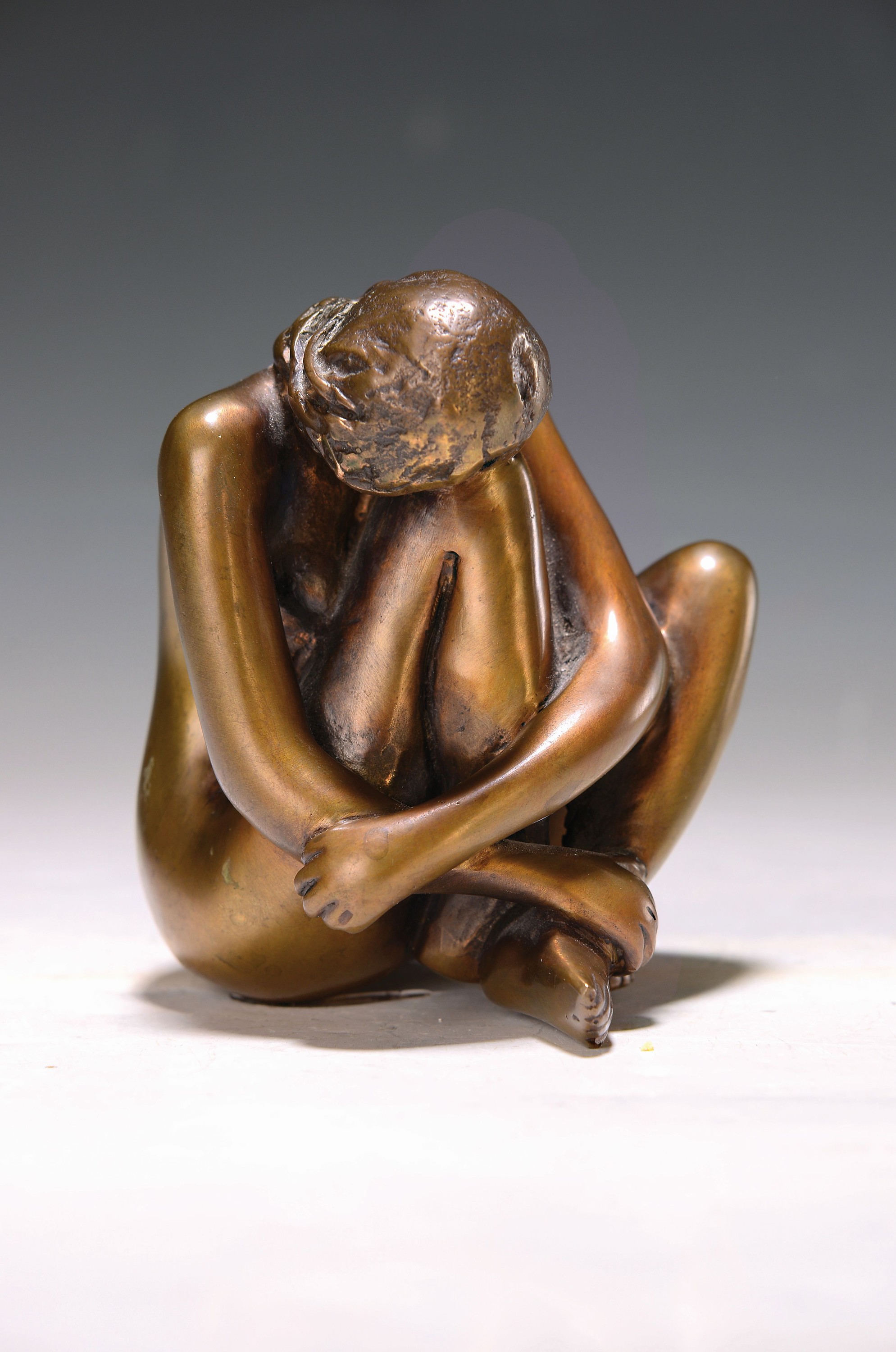 Bruno Bruni, geb. 1935 Gradara, Bronze, "La Sogna", unter dem Fuß signiert und nummeriert Ed. 147/1250, H. 12 cm