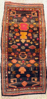 Image Antique Tibet, around 1910/1920, wool on cotton, approx. 153 x 77 cm, condition: 2. Rugs, ...