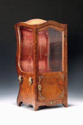 Image collector#'s cabinet/model display case in shape of a palanquin, around 1900, root ...