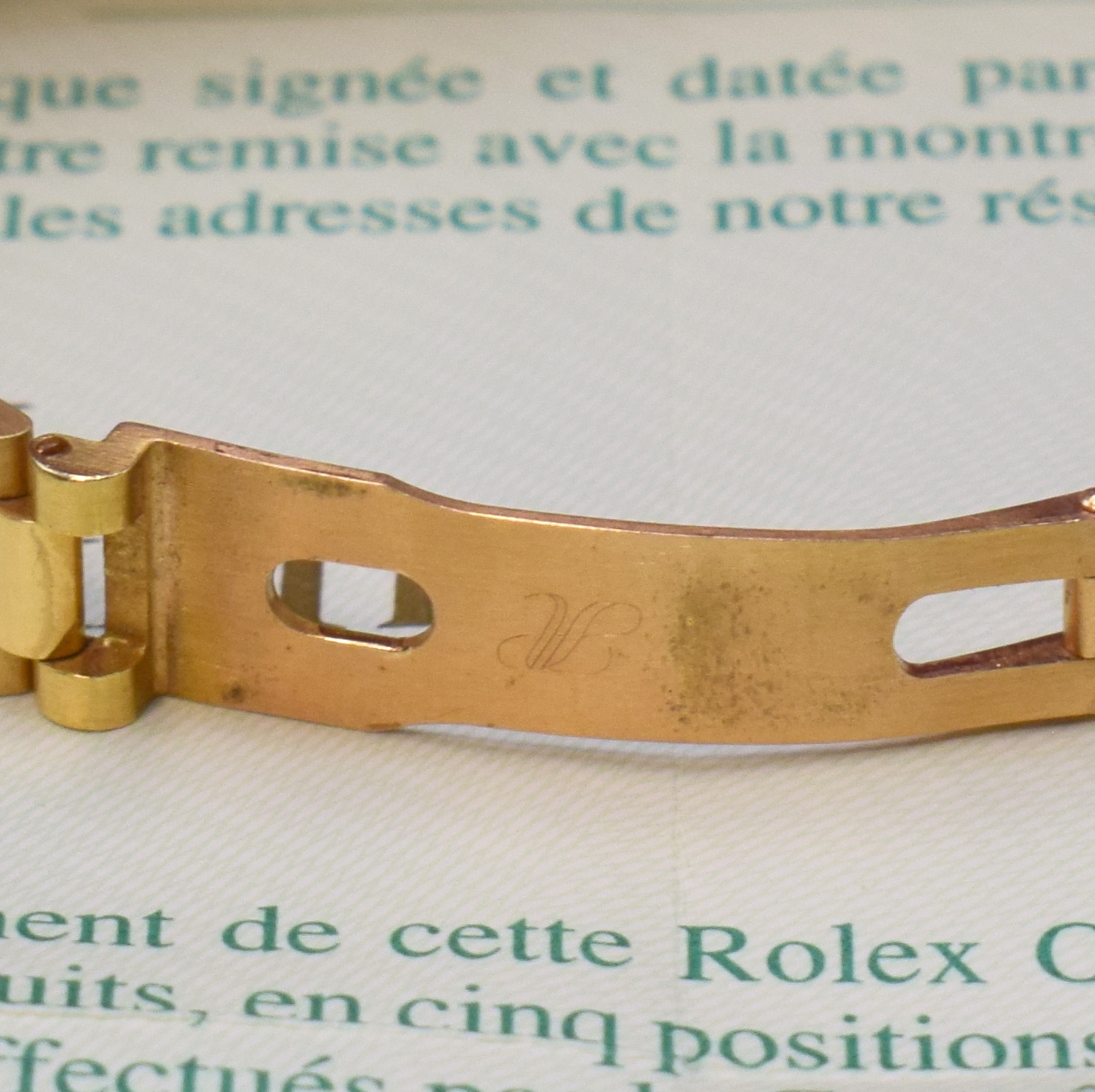 Detail c: ROLEX Damenarmbanduhr Oyster Perpetual Datejust Referenz 69178, Automatik, W-Serie, Chronometer der Superlative in GG 750/000 inkl. Präsidentband m. ...