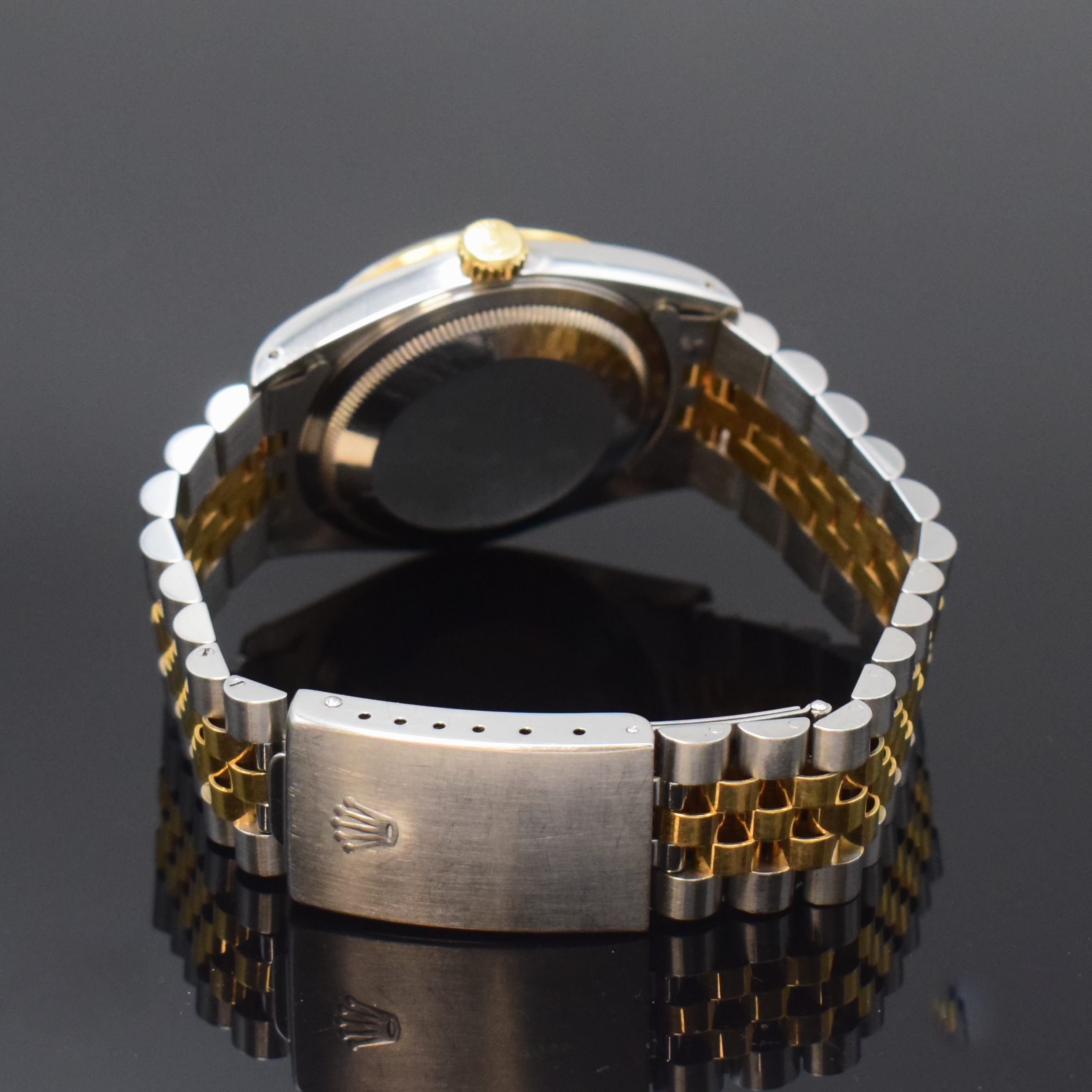 Detail b: ROLEX Herrenarmbanduhr Datejust Oyster Perpetual Herrenarmbanduhr Referenz 16233, Automatik, Schweiz um 1993, X-Serie, Chronometer der Superlative in ...