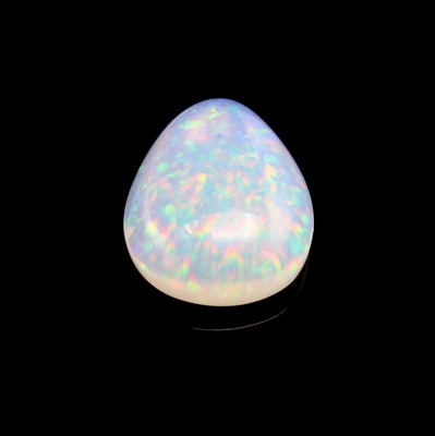 Image Loser Opal, äthiopischer Opalcabochon in Tropfenform ca. 15.65 ct, M. ca. 24x18 mm ...