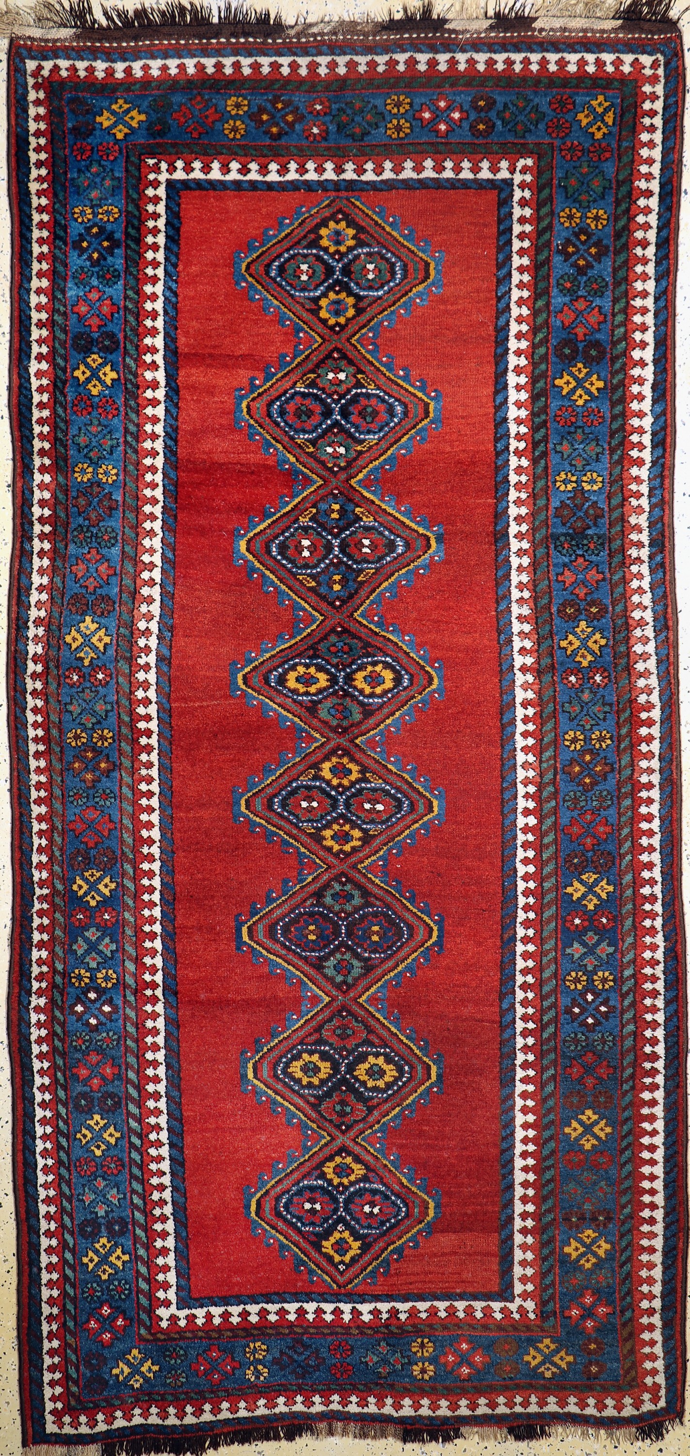 Klardascht antik, Persien, um 1900, Wolle auf Wolle, ca. 295 x 140 cm, EHZ: 2