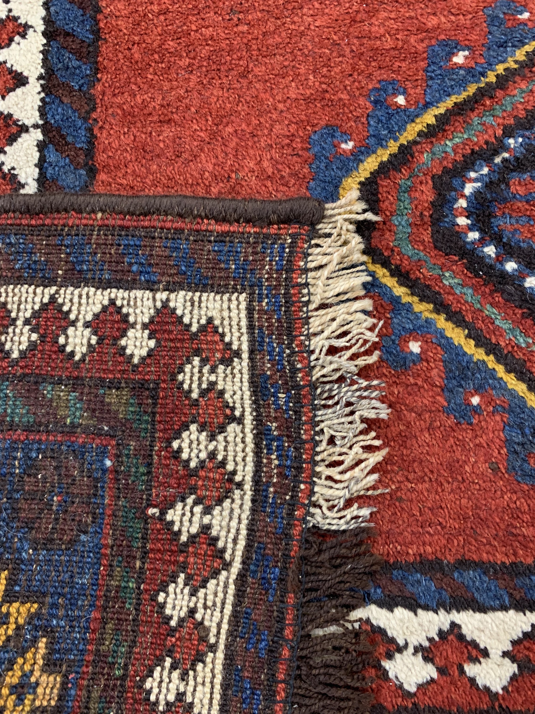 Detail d: Klardascht antik, Persien, um 1900, Wolle auf Wolle, ca. 295 x 140 cm, EHZ: 2
