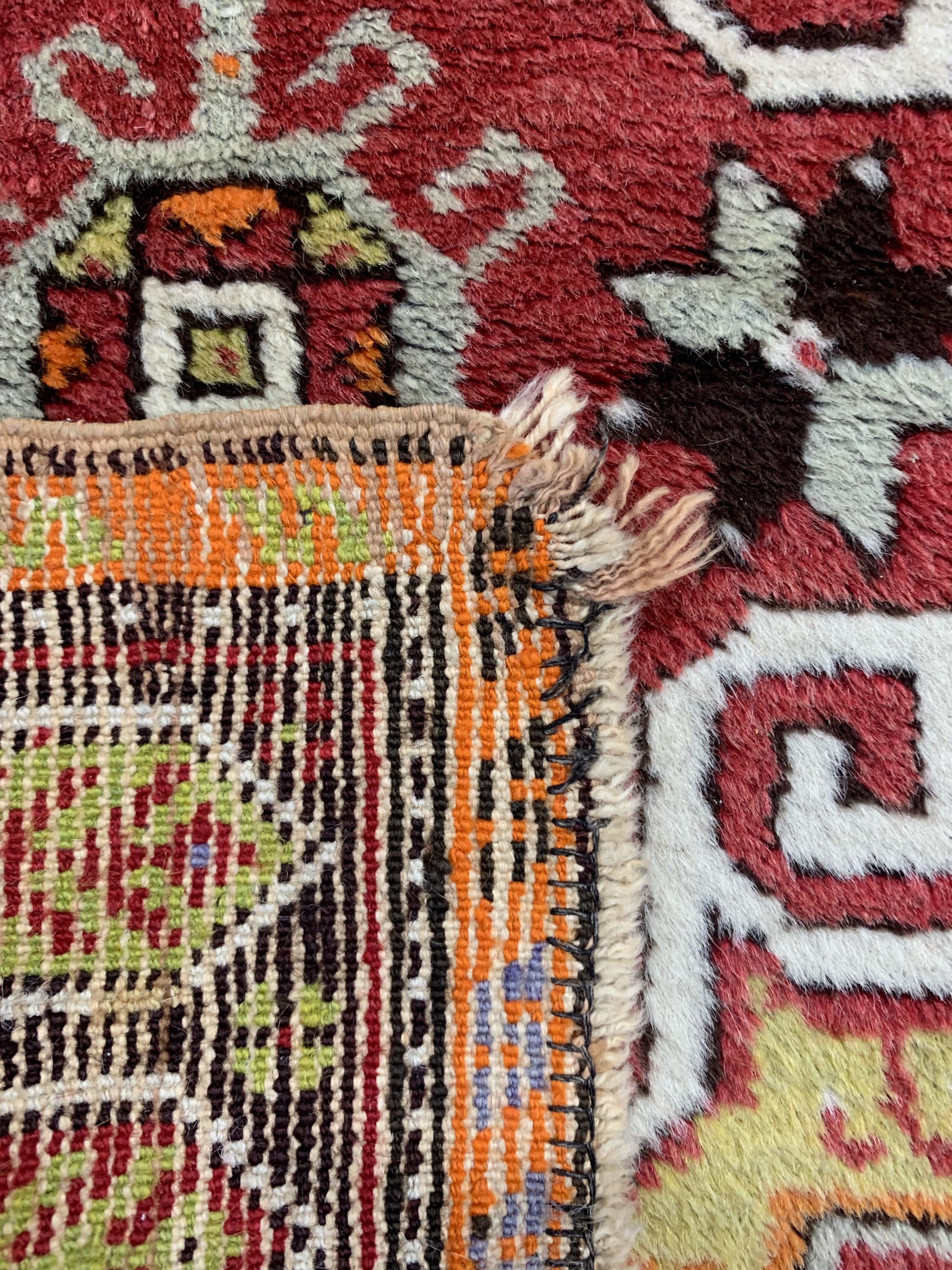Detail f: 3 Lots Yastik, Türkei, um 1900, Wolle auf Wolle, ca. 100 x 60 cm, EHZ: 3