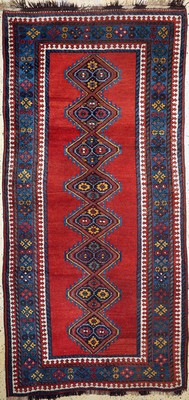 Image Klardascht antique, Persia, around 1900, wool on wool, approx. 295 x 140 cm, condition: ...