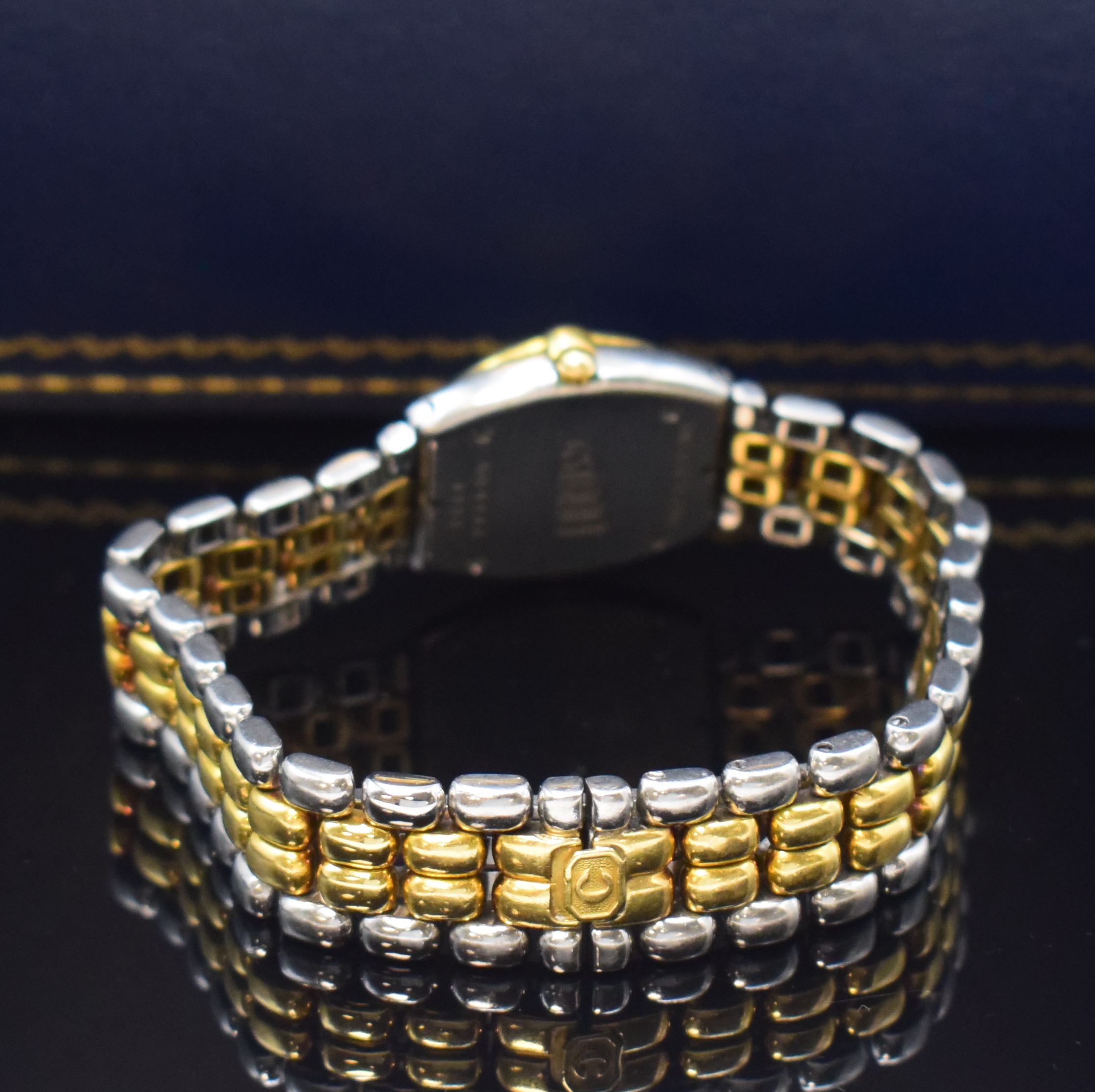 Detail b: CHOPARD Damenarmbanduhr Modellserie Gstaad Referenz 8112, Schweiz um 2000, quarz, Edelstahl/Gold kombiniert inkl. Gliederband m. dopp. Faltschl., ...