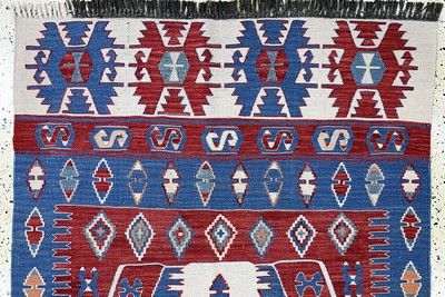 26798776a - Anatol Kilim, Turkey, late 20th century, wool on wool, approx. 190 x 112 cm, condition: ...