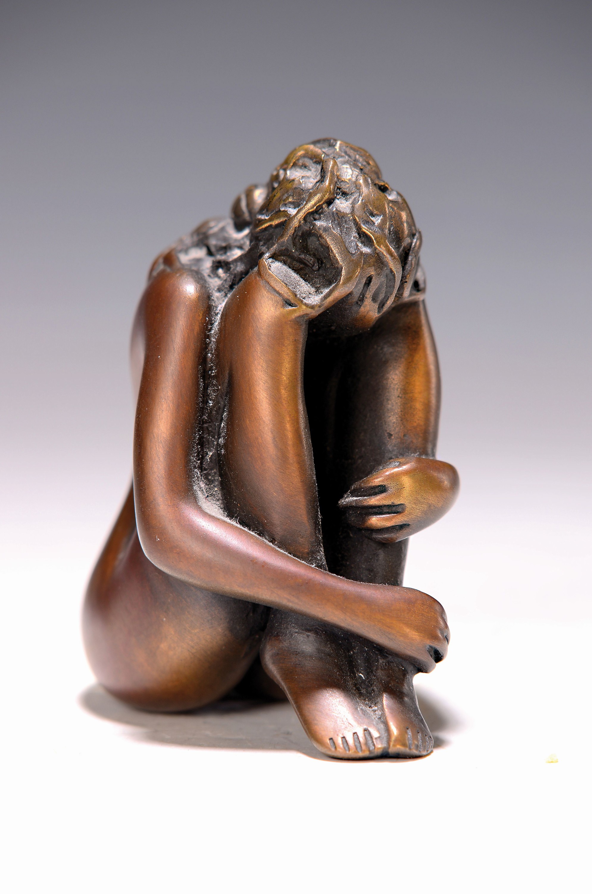 Detail k: Bruno Bruni, geb. 1935 Gradara Italien, Mignon, Bronzeskulptur, sign., num. 2081/5000m H. ca. 8.5cm