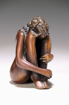 Image Bruno Bruni, born 1935 Gradara Italy, Mignon, bronze sculpture, signed, numbered. ...