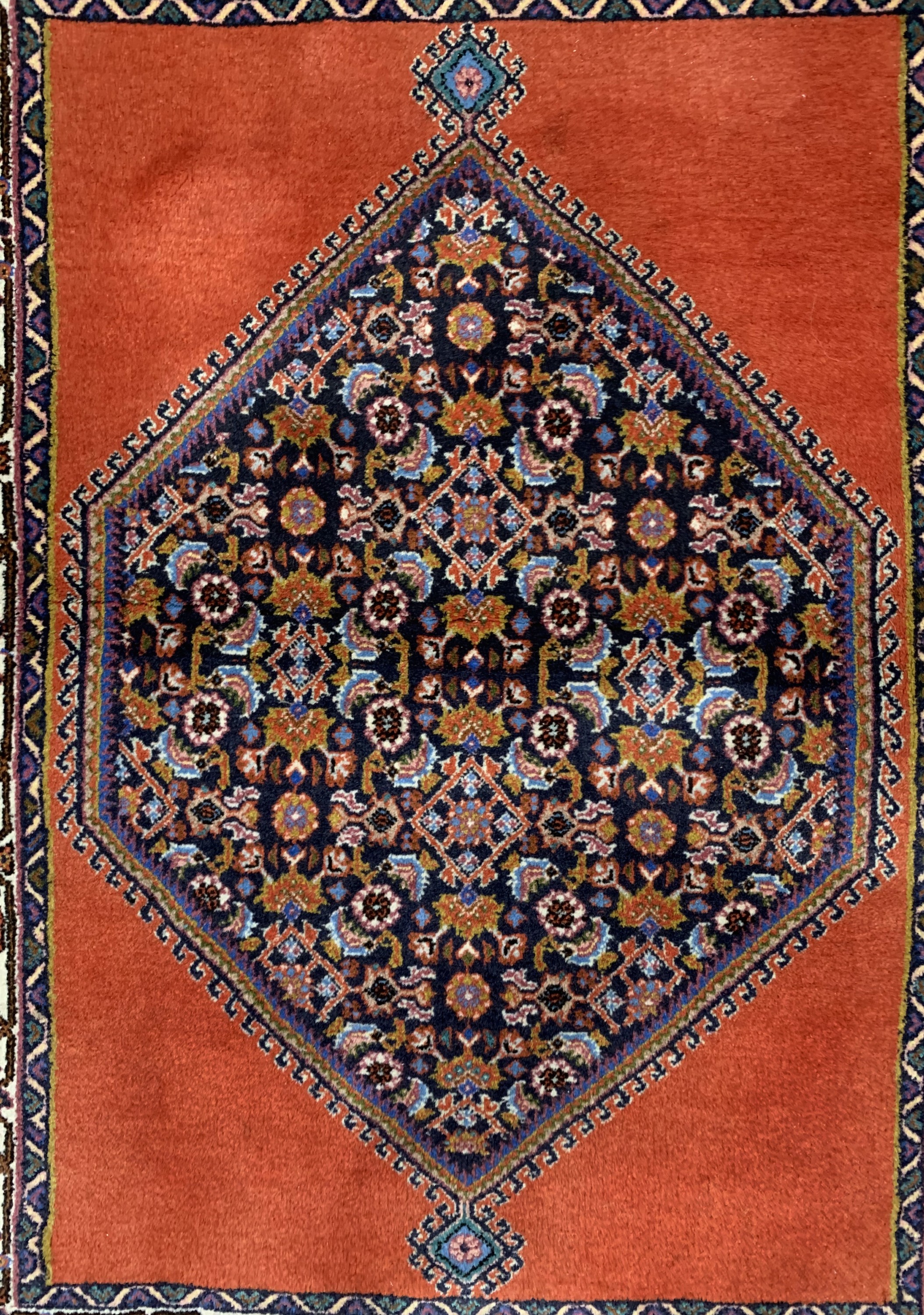 Detail a: Konvolut aus Bidjar & Ghom, Persien, Ende 20.Jhd, Korkwolle auf Baumwolle, ca. 135 x 77 cm, EHZ: 2