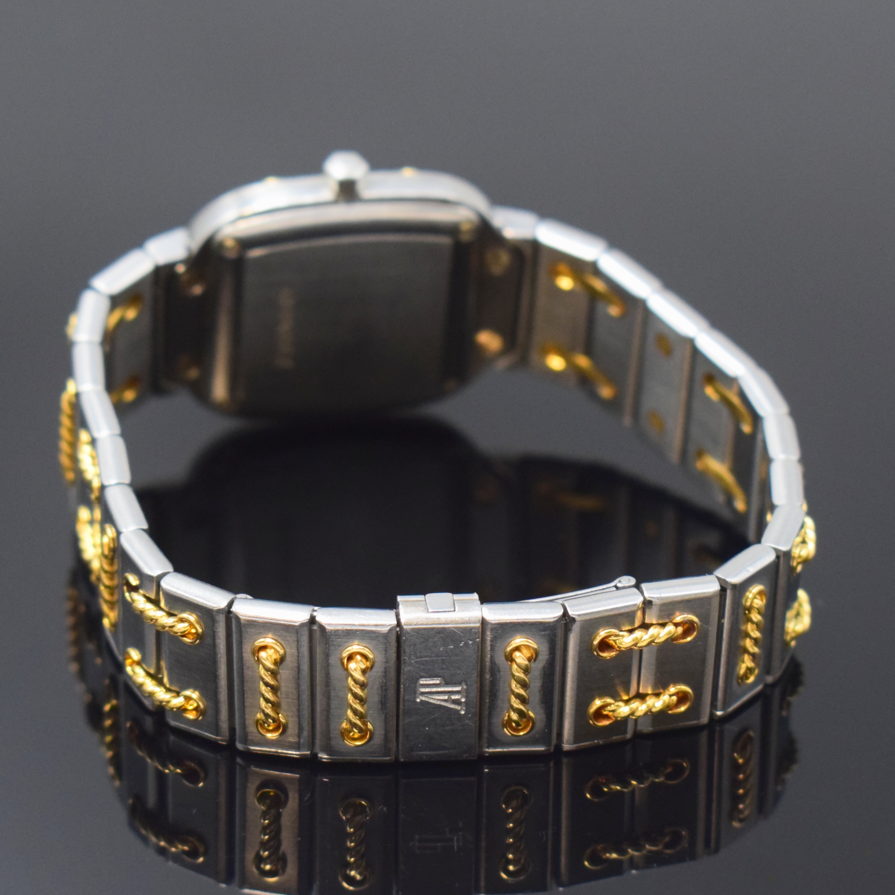 Detail b: AUDEMARS PIGUET Damenarmbanduhr "Lady Rope" Creation Cord'or Referenz SA 6050.592, Schweiz 1980er Jahre, Edelstahl/GG 750/000 ...
