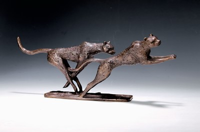 Image Kurt Arentz, born 1934 Cologne - 2014 Munich, bronze sculpture, "Cheetah", ...