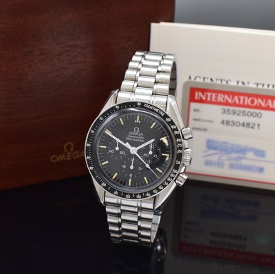 Image OMEGA gents wristwatch Speedmaster Professional Apollo XI "FIRST WATCH WORN ON The ...