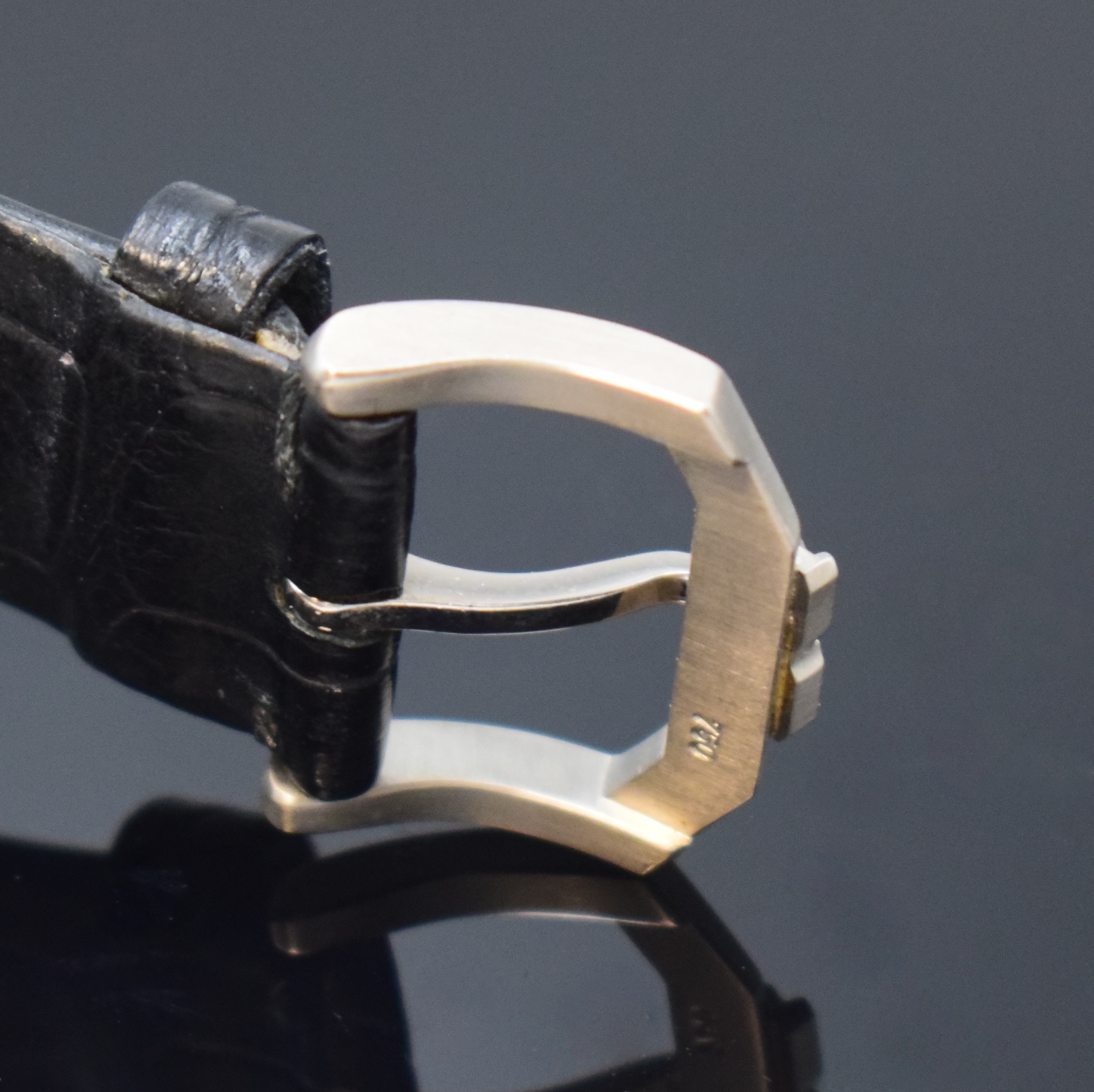 Detail c: GLASHÜTTE ORIGINAL Senator Herrenarmbanduhr in WG 750/000, Deutschland um 2010, Automatik, beids. vergl. Geh., Boden 5-fach verschr., orig. ...