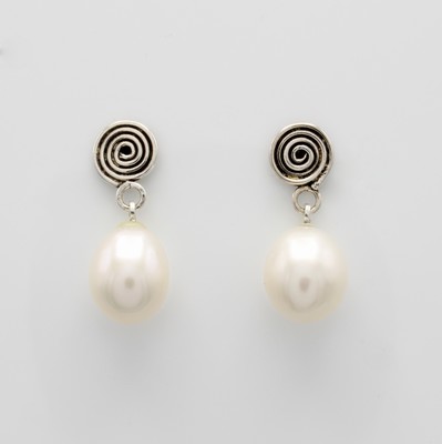 Image Paar Ohrgehänge mit Perlen