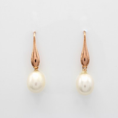 Image 26801748 - Paar Ohrgehänge mit Perlen