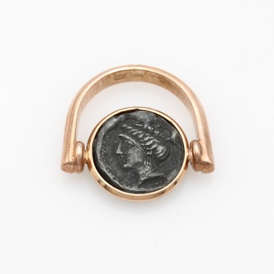 Image 26801751 - Ring mit antiker Münze