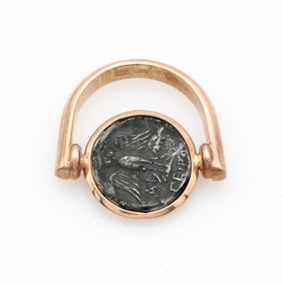 26801751a - Ring mit antiker Münze
