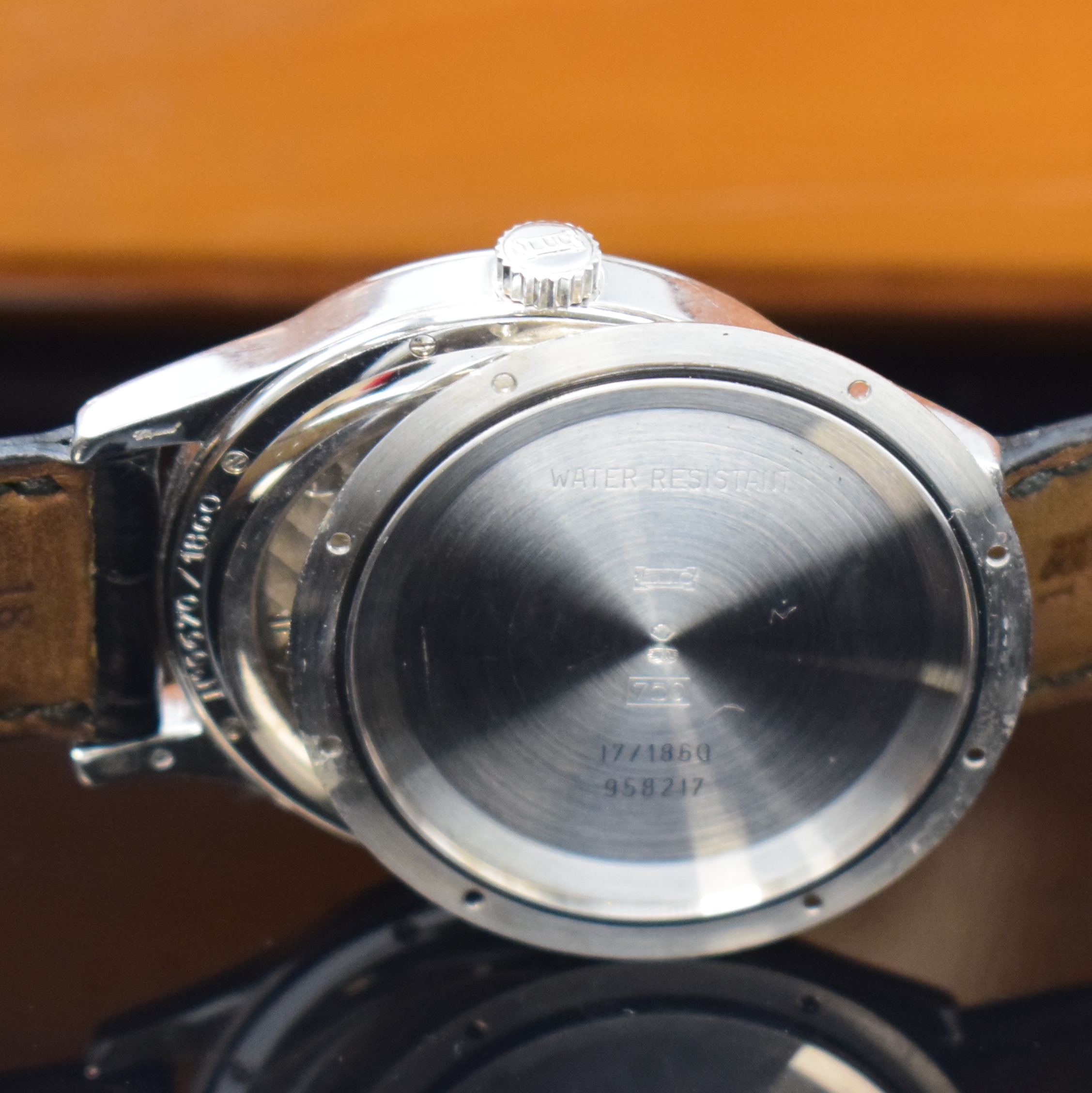 Detail f: CHOPARD L.U.C auf 1860 Stück limitierte Armbanduhr mit Diamanten in WG 750/000 Referenz 17/1860, Schweiz um 2005, Automatik, beids. vergl. Geh., ...