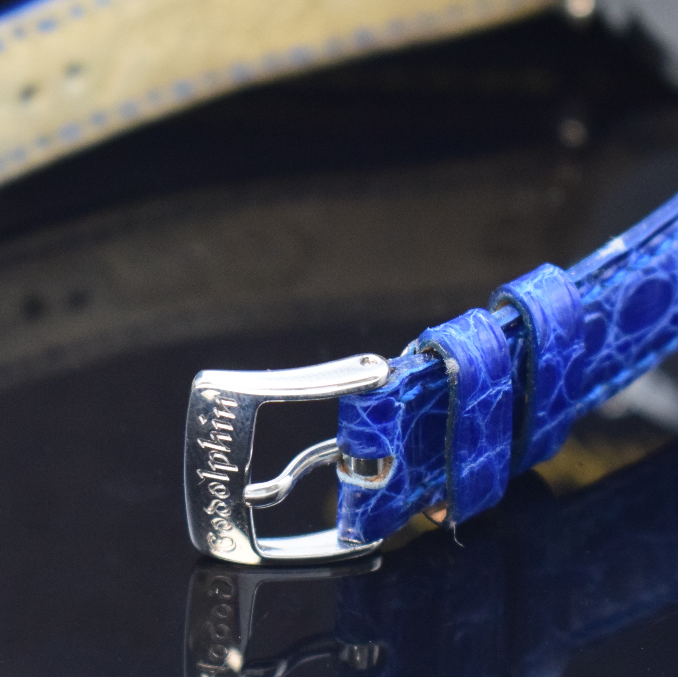 Detail b: CHOPARD Imperiale Godolphin Edition Armbandchronograph in Stahl Referenz 8378, Schweiz um 2005, quarz, orig. Lederband m. Dornschl., Boden 8-fach ...