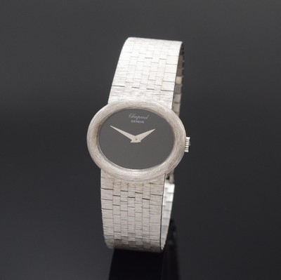 Image CHOPARD 18k white gold ladies wristwatch, Switzerland around 1965, manual winding, snap ...