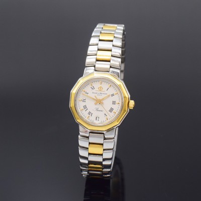 Image BAUME & MERCIER Riviera Damenarmbanduhr in Stahl/Gold Referenz 5231, Schweiz um ...