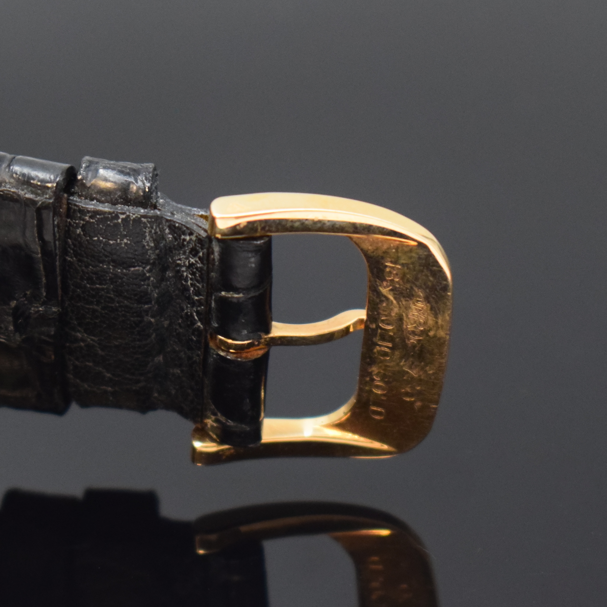 Detail c: Jaeger-LeCoultre Reverso Art Deco Referenz 270.2.62 in RG 750/000, Schweiz um 1995, Handaufzug, um 180 Grad drehb. Wendegeh. beids. vergl., orig. ...
