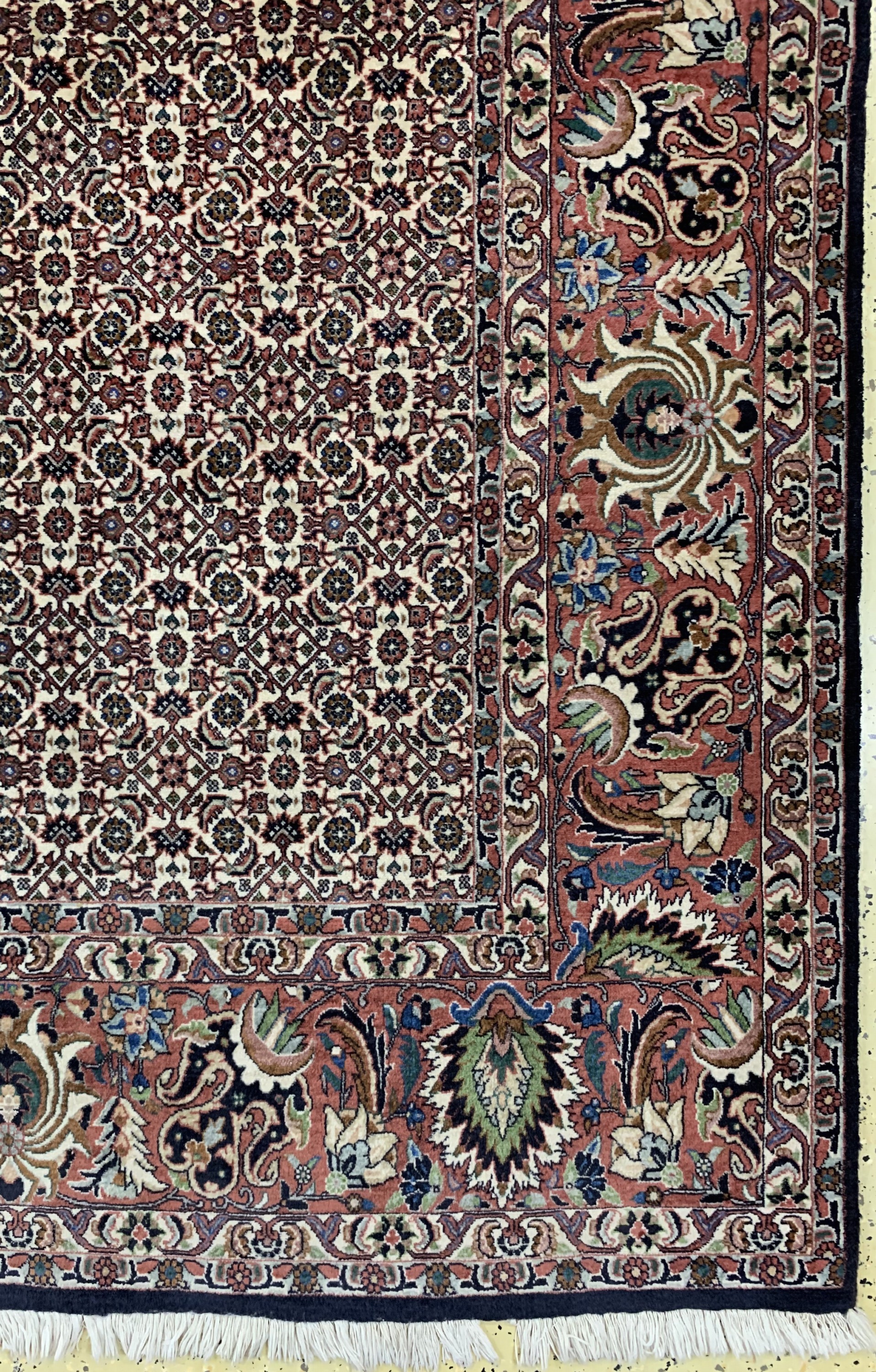 Detail a: Bidjar Kork fein, Persien, Ende 20.Jhd, Korkwolle auf Baumwolle, ca. 333 x 250 cm, reinigungsbedürftig, EHZ: 2