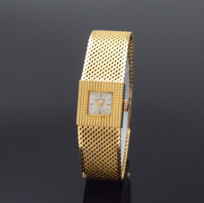 Image BREITLING Damenarmbanduhr in RG 750/000, Schweiz um 1964, Handaufzug, Boden aufgedr., ...